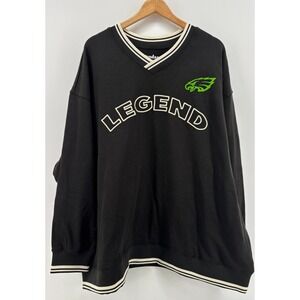 Philadelphia Eagles Legendary Rootz Jersey Mens Black XL 1X NFL Vintage Style‎